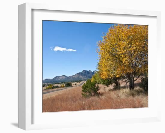 USA, Texas, Davis Mountains Scenic Loop Drive, Sawtooth Mountain.-Bernard Friel-Framed Premium Photographic Print