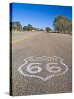 USA, Texas, Glenrio, Route 66-Alan Copson-Stretched Canvas