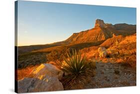 Usa. Texas, Guadalupe Mountain El Capitan Prominence-Bernard Friel-Stretched Canvas