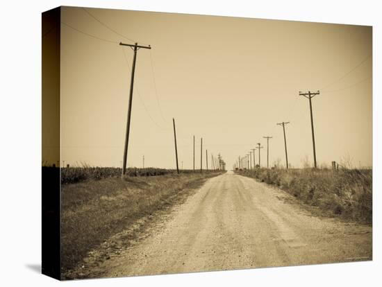 USA, Texas, Route 66, Abandoned Town of Jericho-Alan Copson-Stretched Canvas