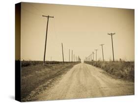 USA, Texas, Route 66, Abandoned Town of Jericho-Alan Copson-Stretched Canvas