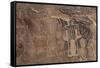 Usa Three Kings Petroglyph, Dinosaur National Monument-Judith Zimmerman-Framed Stretched Canvas