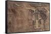 Usa Three Kings Petroglyph, Dinosaur National Monument-Judith Zimmerman-Framed Stretched Canvas