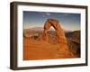 USA, Utah, Arches. Delicate Arch During Sunset-Petr Bednarik-Framed Premium Photographic Print