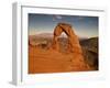 USA, Utah, Arches. Delicate Arch During Sunset-Petr Bednarik-Framed Premium Photographic Print