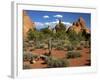 USA, Utah, Arches Devil's Garden with Sand Towers and Dead Trees-Petr Bednarik-Framed Photographic Print