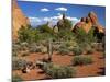 USA, Utah, Arches Devil's Garden with Sand Towers and Dead Trees-Petr Bednarik-Mounted Photographic Print