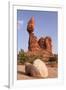 USA, Utah, Arches National Park, Balanced Rock-Catharina Lux-Framed Photographic Print