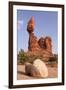 USA, Utah, Arches National Park, Balanced Rock-Catharina Lux-Framed Photographic Print