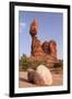 USA, Utah, Arches National Park, Balanced Rock-Catharina Lux-Framed Photographic Print