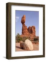 USA, Utah, Arches National Park, Balanced Rock-Catharina Lux-Framed Photographic Print