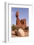 USA, Utah, Arches National Park, Balanced Rock-Catharina Lux-Framed Photographic Print