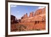 USA, Utah, Arches National Park, Courthouse Towers-Catharina Lux-Framed Photographic Print