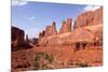 USA, Utah, Arches National Park, Courthouse Towers-Catharina Lux-Mounted Photographic Print