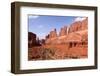 USA, Utah, Arches National Park, Courthouse Towers-Catharina Lux-Framed Photographic Print