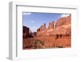 USA, Utah, Arches National Park, Courthouse Towers-Catharina Lux-Framed Photographic Print