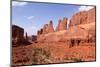 USA, Utah, Arches National Park, Courthouse Towers-Catharina Lux-Mounted Photographic Print