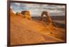 USA, Utah, Arches National Park. Delicate Arch at Sunset-Cathy & Gordon Illg-Framed Photographic Print