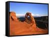 USA, Utah, Arches National Park, Delicate Arch-Hans Peter Merten-Framed Stretched Canvas