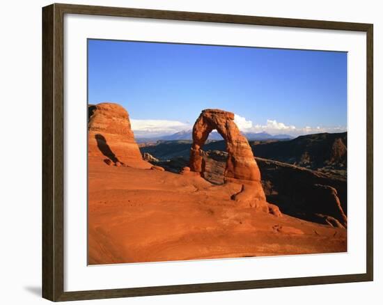 USA, Utah, Arches National Park, Delicate Arch-Hans Peter Merten-Framed Photographic Print