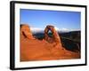 USA, Utah, Arches National Park, Delicate Arch-Hans Peter Merten-Framed Photographic Print