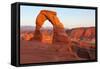 USA, Utah, Arches National Park, Delicate Arch-Catharina Lux-Framed Stretched Canvas