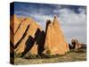 USA, Utah. Arches National Park, Fiery Furnace Fins-Jamie & Judy Wild-Stretched Canvas