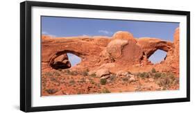 USA, Utah, Arches National Park, North and South Window-Catharina Lux-Framed Photographic Print