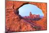 USA,Utah,Arches National Park, North window and Turrent arch-Christian Heeb-Mounted Photographic Print