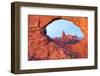 USA,Utah,Arches National Park, North window and Turrent arch-Christian Heeb-Framed Photographic Print