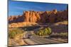 Usa, Utah, Arches National Park, the Windows Road-Alan Copson-Mounted Photographic Print