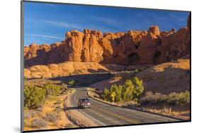 Usa, Utah, Arches National Park, the Windows Road-Alan Copson-Mounted Photographic Print