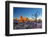 Usa, Utah, Arches National Park, the Windows, Turret Arch-Alan Copson-Framed Photographic Print