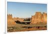 USA, Utah. Arches National Park, Three Gossips, Sheep Rock, and The Organ-Jamie & Judy Wild-Framed Photographic Print