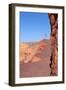 USA, Utah, Arches National Park, Trail, Hiker-Catharina Lux-Framed Photographic Print