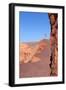 USA, Utah, Arches National Park, Trail, Hiker-Catharina Lux-Framed Photographic Print