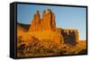 USA, Utah, Arches NP. the Three Gossips Formation at Sunrise-Cathy & Gordon Illg-Framed Stretched Canvas