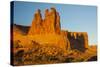 USA, Utah, Arches NP. the Three Gossips Formation at Sunrise-Cathy & Gordon Illg-Stretched Canvas