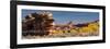 USA, Utah. Autumn panoramic, Needles District of Canyonlands National Park.-Judith Zimmerman-Framed Photographic Print