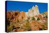 USA, Utah, Big Water. Spectacular views from Cottonwood Canyon Road-Bernard Friel-Stretched Canvas