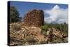 USA, Utah, Blanding. Tower Ruin at Mule Canyon Towers Ruins-Charles Crust-Stretched Canvas