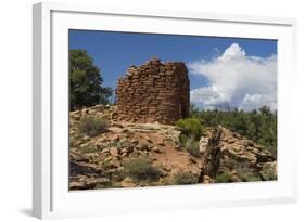 USA, Utah, Blanding. Tower Ruin at Mule Canyon Towers Ruins-Charles Crust-Framed Photographic Print