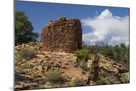 USA, Utah, Blanding. Tower Ruin at Mule Canyon Towers Ruins-Charles Crust-Mounted Photographic Print