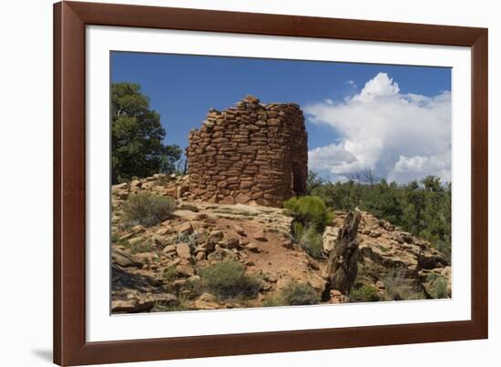 USA, Utah, Blanding. Tower Ruin at Mule Canyon Towers Ruins-Charles Crust-Framed Photographic Print