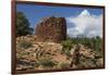 USA, Utah, Blanding. Tower Ruin at Mule Canyon Towers Ruins-Charles Crust-Framed Photographic Print