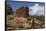 USA, Utah, Blanding. Tower Ruin at Mule Canyon Towers Ruins-Charles Crust-Framed Stretched Canvas