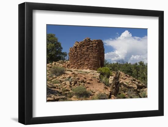 USA, Utah, Blanding. Tower Ruin at Mule Canyon Towers Ruins-Charles Crust-Framed Photographic Print