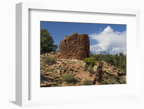 USA, Utah, Blanding. Tower Ruin at Mule Canyon Towers Ruins-Charles Crust-Framed Photographic Print