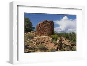 USA, Utah, Blanding. Tower Ruin at Mule Canyon Towers Ruins-Charles Crust-Framed Photographic Print