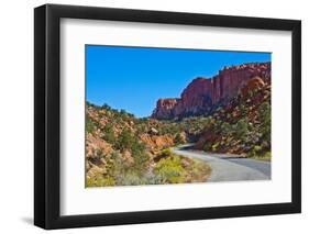 USA, Utah. Boulder, Burr Trail Road views in Long Canyon-Bernard Friel-Framed Photographic Print